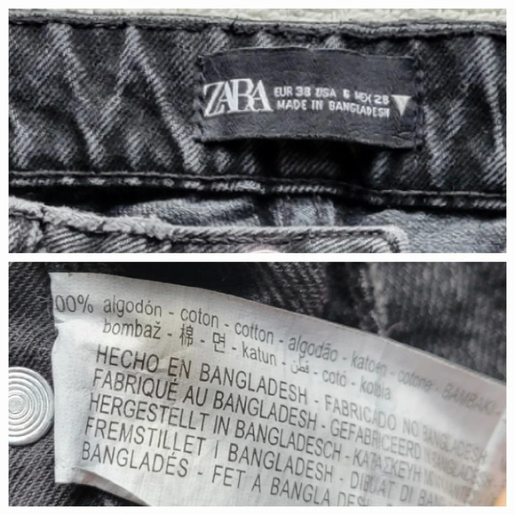 Zara , High-Rise, Mom Leg Ankle Rigid Relaxed Fit Denim Jean - Picture 7 of 10